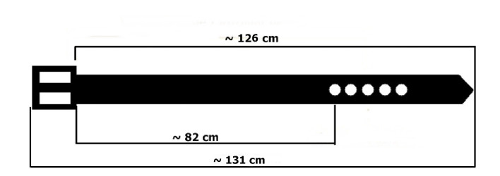 Ceinture de pantalon en cuir PKL16