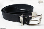 Skórzany pasek do spodni PA23 JEANS z metalową końcówką