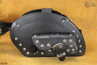 LEATHER SADDLEBAGS S162