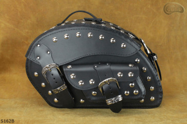 LEATHER SADDLEBAGS S162