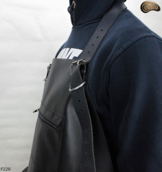 Tablier de protection en cuir F220/boucher/soudure/chef/barbecue/serrurier