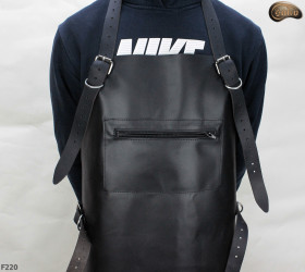 Tablier de protection en cuir F220/boucher/soudure/chef/barbecue/serrurier