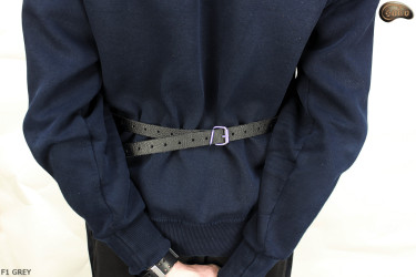 Tablier de protection en cuir F1 GREY/boucher/soudure/chef/barbecue/serrurier