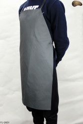 Tablier de protection en cuir F1 GREY/boucher/soudure/chef/barbecue/serrurier