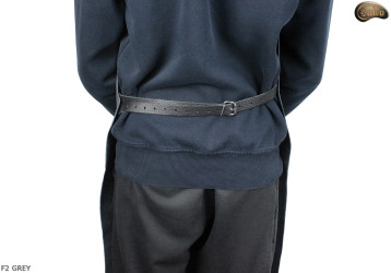 Tablier de protection en cuir F2 GREY/boucher/soudure/chef/barbecue/serrurier