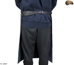 Tablier de protection en cuir F2 GREY/boucher/soudure/chef/barbecue/serrurier