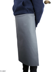 Tablier de protection en cuir F2 GREY/boucher/soudure/chef/barbecue/serrurier