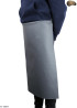 Tablier de protection en cuir F2 GREY/boucher/soudure/chef/barbecue/serrurier