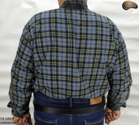 Tablier de protection en cuir F4 GREY/boucher/soudure/chef/barbecue/serrurier