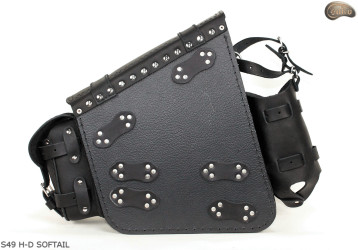 LEATHER SADDLEBAG S49 H-D SOFTAIL