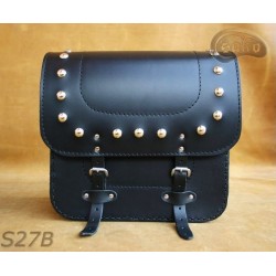 LEATHER SADDLEBAGS S27  *TO...