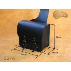 LEATHER SADDLEBAGS S27  *TO REQUEST*