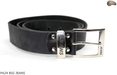 PA24 BIG JEANS Leather trouser belt