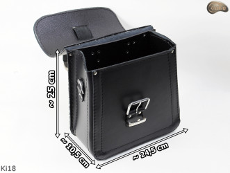 Poches latérales Ki18 - JEU (2 pièces) pour grands coffres de moto