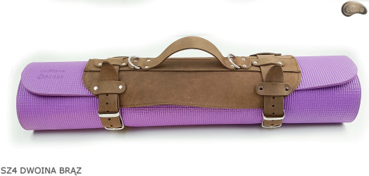 Szelki SZ4 dwoina brązowa / pasek na koc, karimatę, śpiwór, kurtkę, na rower/motocykl