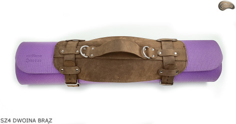 SZ4 hevederek, barna hasított bőr /heveder takaróhoz, alvómatrachoz, hálózsákhoz, kabáthoz, kerékpárhoz/motorkerékpárhoz