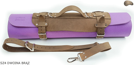 SZ4 hevederek, barna hasított bőr /heveder takaróhoz, alvómatrachoz, hálózsákhoz, kabáthoz, kerékpárhoz/motorkerékpárhoz