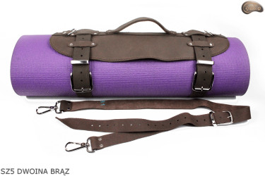 Szelki SZ5 dwoina brązowa / pasek na koc, karimatę, śpiwór, kurtkę, na rower/motocykl