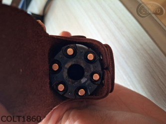Etui kabura pokrowiec E3 KROKODYL na bęben rewolweru Remington kaliber 44 COLT1860