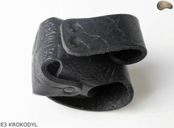 Housse d'holster E3 CROCODILE pour le tambour du revolver Remington calibre 44 COLT1860