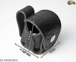 Etui kabura pokrowiec E3 KROKODYL na bęben rewolweru Remington kaliber 44 COLT1860