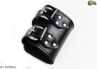 Bracelet en cuir B7 goth rock metal punk