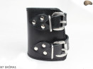 Bracelet en cuir B7 goth rock metal punk