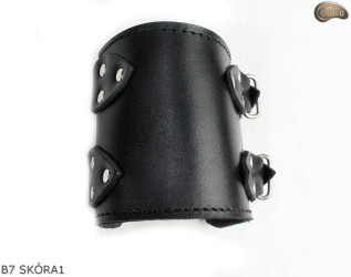 Bracelet en cuir B7 goth rock metal punk