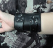 Bracelet en cuir B7 goth rock metal punk
