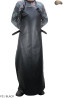 Tablier de protection en cuir F21 BLACK/boucher/soudure/chef/barbecue/serrurier