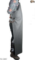 Leather protective apron F21 GREY/butcher/welding/chef/barbecue/locksmith