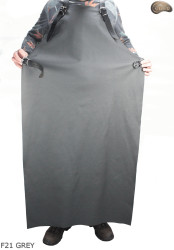 Bőr védőkötény F21 GREY/hentes/hegesztő/szakács/barbecue/lakatos