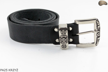PA25 Leather trouser belt