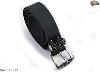 PA25 Leather trouser belt