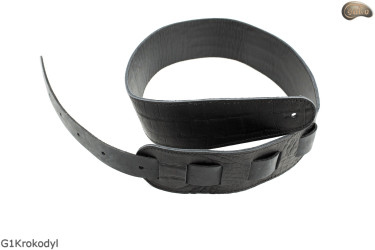 Pas do gitary elektrycznej/ basowej G1 Krokodyl skóra naturalna