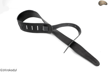 Pas do gitary elektrycznej/ basowej G1 Krokodyl skóra naturalna