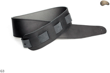 Pas do gitary elektrycznej/ basowej G3 dwustronny skóra naturalna