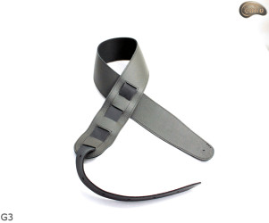 Pas do gitary elektrycznej/ basowej G3 dwustronny skóra naturalna