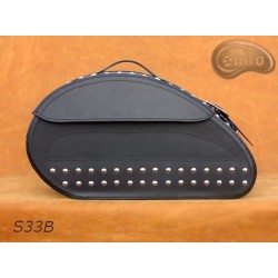 LEATHER SADDLEBAGS S33 *TO...