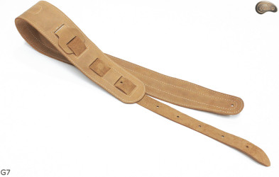 Pas do gitary elektrycznej/ basowej G7 skóra naturalna