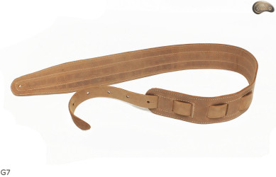 Pas do gitary elektrycznej/ basowej G7 skóra naturalna