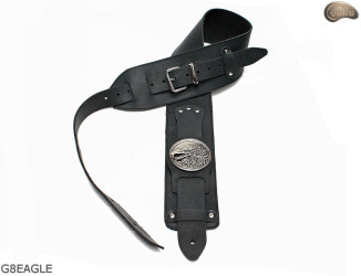 Sangle pour guitare électrique/basse G8 EAGLE en cuir naturel