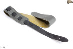 G101 electric/bass guitar strap, genuine leather, reversible