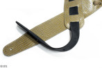 G101 electric/bass guitar strap, genuine leather, reversible
