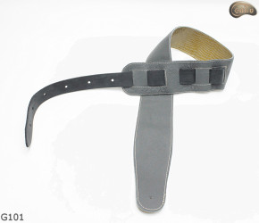 G101 electric/bass guitar strap, genuine leather, reversible