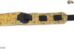 G102 electric/bass guitar strap, genuine leather, reversible