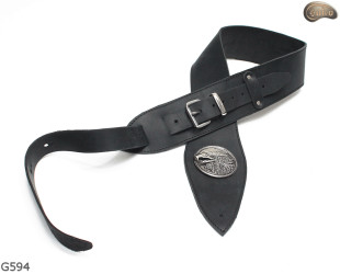 G594 EAGLE electric/bass guitar strap, genuine leather
