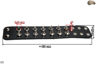 Bransoletka B9 goth rock metal punk