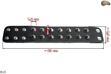 Bransoletka B10 goth rock metal punk