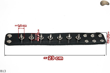 Bransoletka B13 goth rock metal punk
